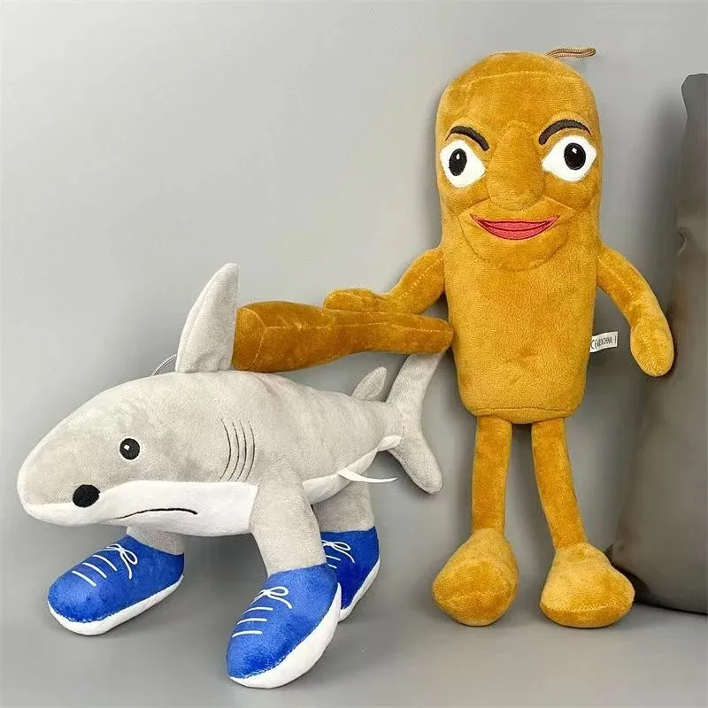 Фото Новые плюшевые животные Tungtung Sahur Tralala Telalaero Telala SHARK, аниме, плюшевые плюшевые игрушки Peluches, игрушки в подарок №1