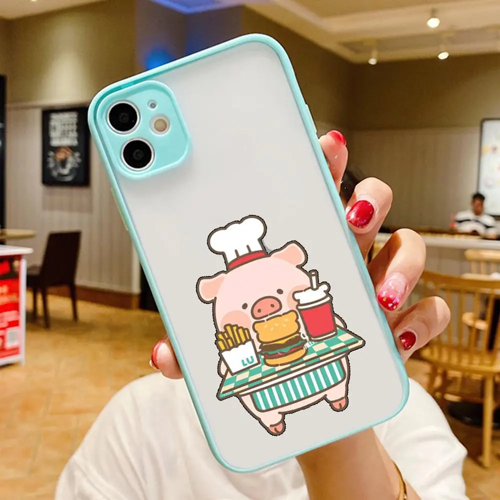 Симпатичный чехол со свиньей для телефона IPhone 14 11 12 13 Mini Pro Max 8 7 Plus X XR XS MAX