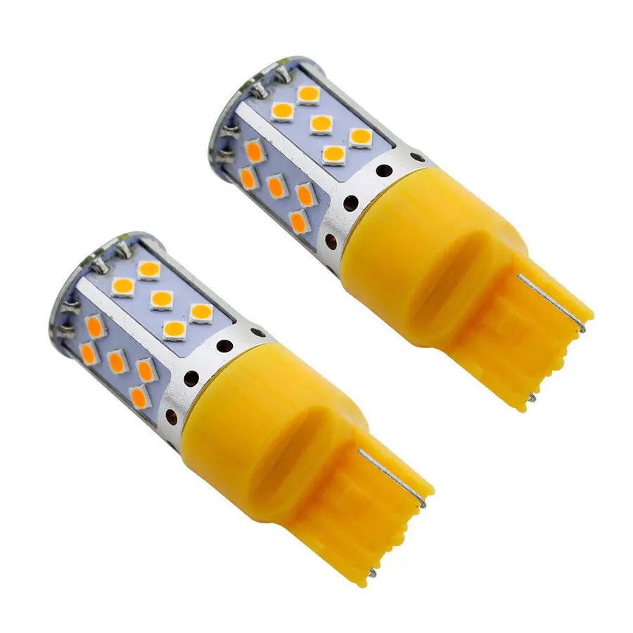 2 шт. автомобисветодиодный светодиодные лампы 7440 T20 35 SMD 3000LM