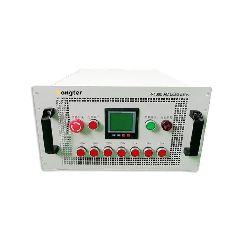 

Dummy load rack mounted AC load bank 220V 415V and resistive 100kw single phase 240V ac load unit generator test UPS test