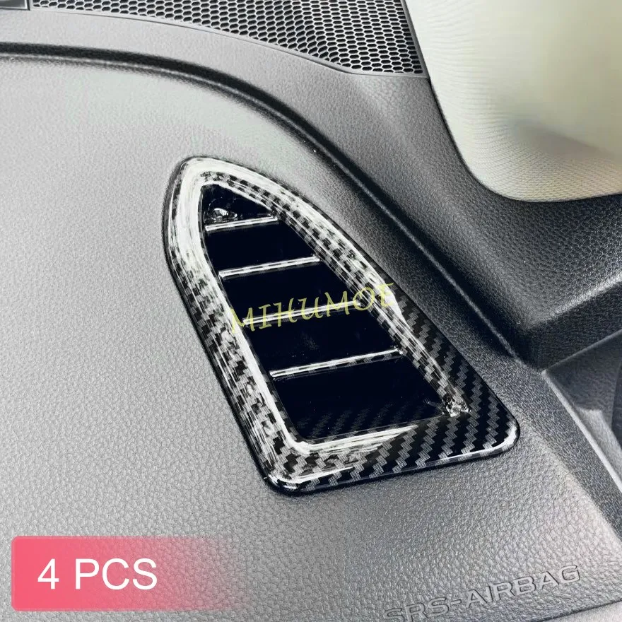 

Крышка вентиляционного отверстия приборной панели из углеродного волокна для 2024 2025 2026 Subaru Crosstrek Impreza Forester, аксессуары