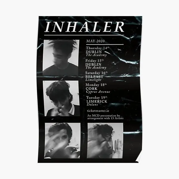 2020 плакат на стену для концерта ингалятора, декор для стен, современный принт, забавная роспись для комнаты, искусство для дома, винтажный, без рамки