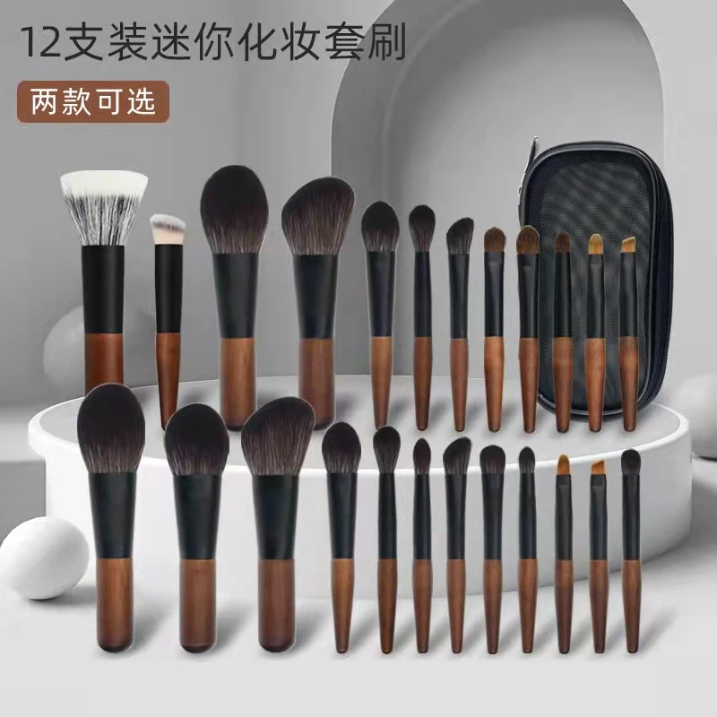

12Pcs Mini Soft Fluffy Makeup Brushes Sets Eye Face Cosmetic Foundation Powder Blush Eyeshadow Blending Makeup Brush Beauty Tool