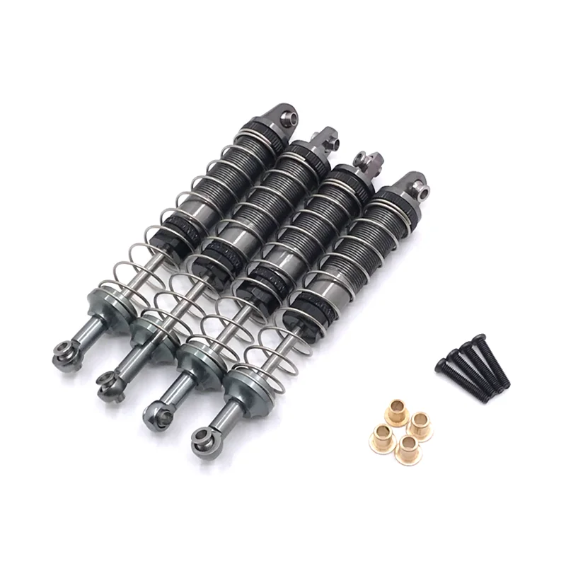 Metal Upgrade Modified External Spring Hydraulic Shock Absorber For MN-999 1/10 RC Car Parts enlarge