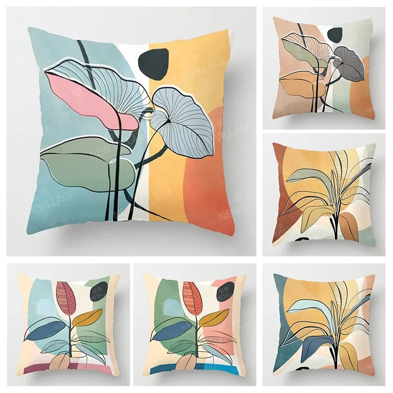 

Nordic fall home decor autumn decoration throw pillow cover sofa Cushion cover modern 45x45cm 45*45 50*50 60*60cm living room