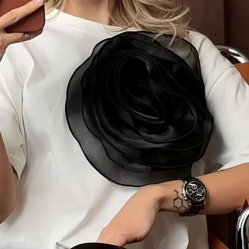 Модная брошь EWQ аксессуары роза цветок патч украшение для одежды платья шеи