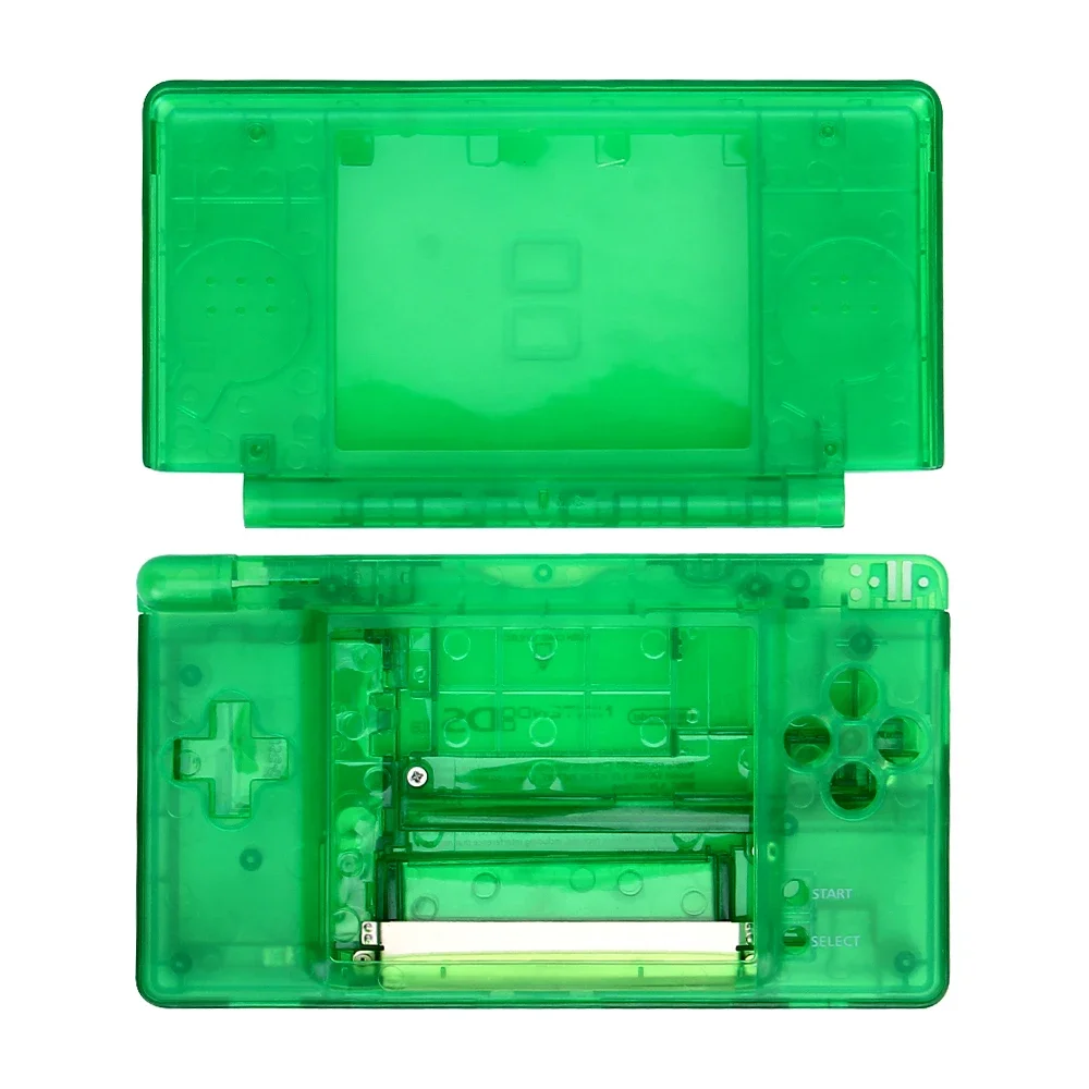 Новый прозрачный цвет для Nintendo DS Lite корпус Оболочка Чехол Полный комплект NDS NDSL
