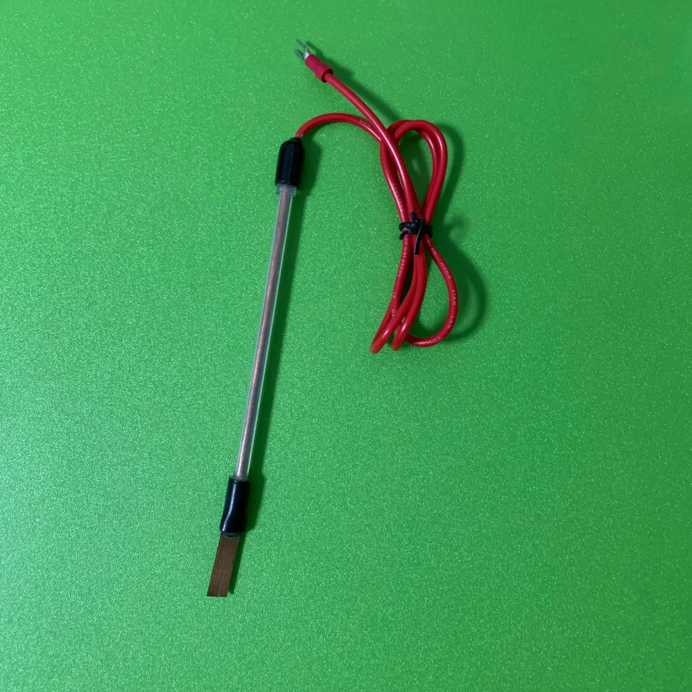 Медный электрод 6*30*0 5 мм (с проводом 90 см)