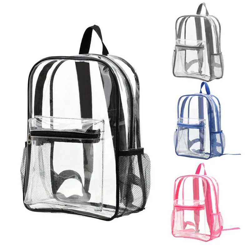Fashion Transparent Pvc Plastic Portable Backpack Creative Mini Lovely  Clear Backpack Casual Backpack For Women Girls Students - Backpacks -  AliExpress
