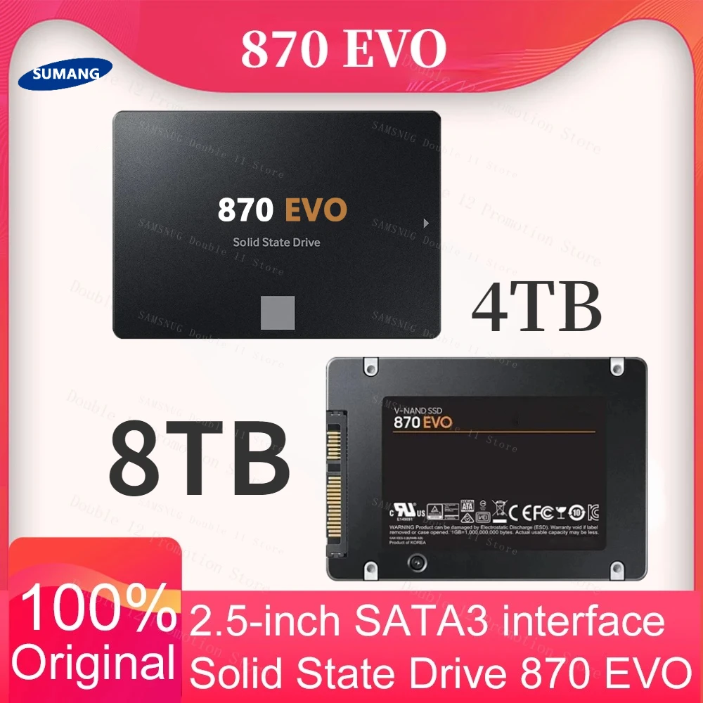 

2023 Newest Original 990PRO 4TB 2TB 1TB SSD Internal Solid State Disk M2 2280 PCIe Gen 4.0 X 4 NVMe for PlayStation 5/PS5/Laptop