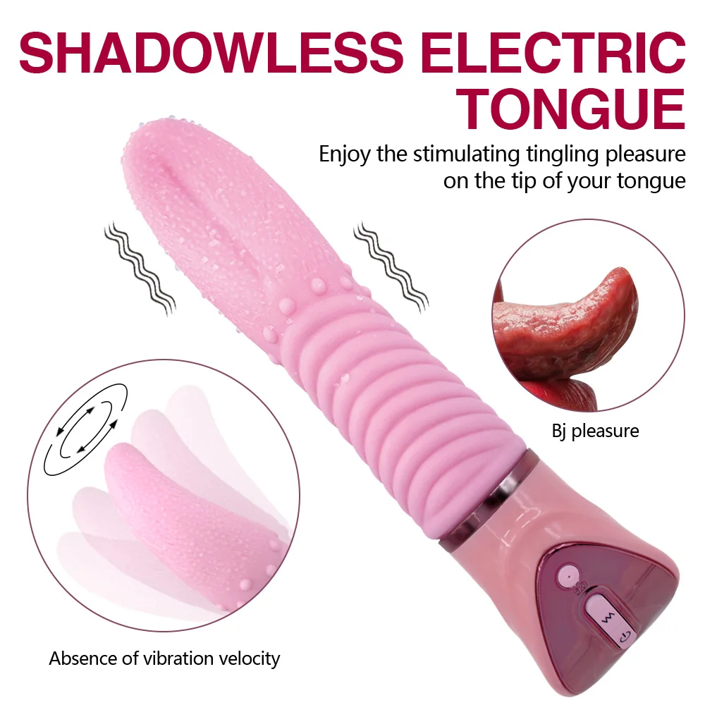 Sex Toys G Spot Orgasm Masturbator Tongue Sucking Vibrator Sex Machine Tongue Licking Vibrator Adult Toy for Women