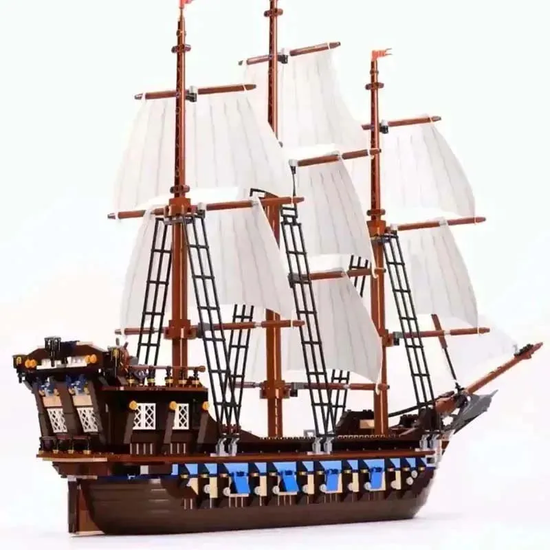 Корабль флагманский Императорский 1709 шт. модель пиратского корабля совместимая