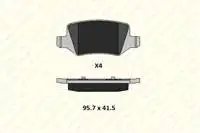 

Внутренний тормоз BALATASI B2313814624KD11, задний W168 9704 W169 d11 W169 vanco