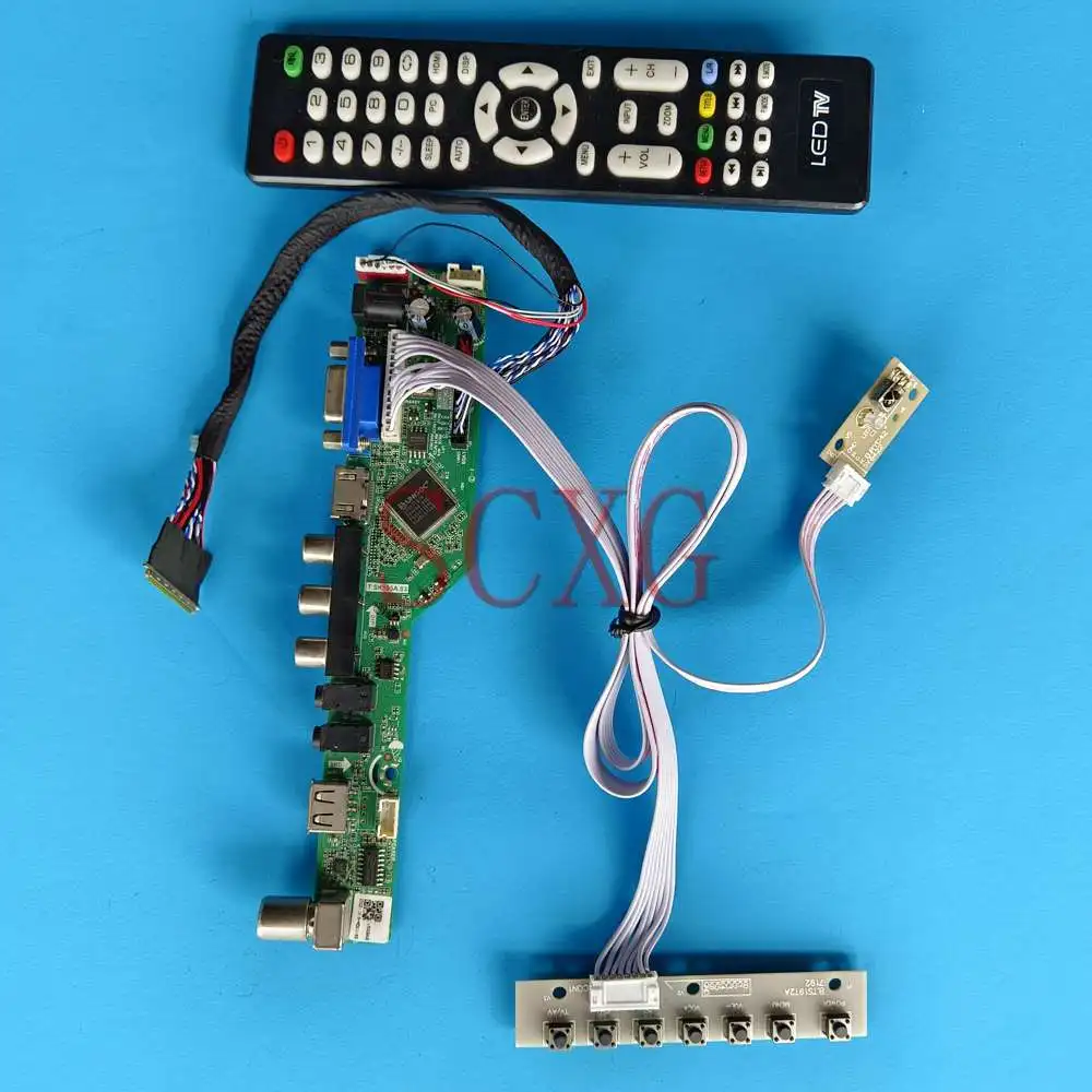 

Fit N156HGE-LA1 VGA HDMI-Compatible AV USB TV Analog Signal 15.6" 1920 1080 LVDS 40 Pin Kit DIY Monitor LCD Controller Board