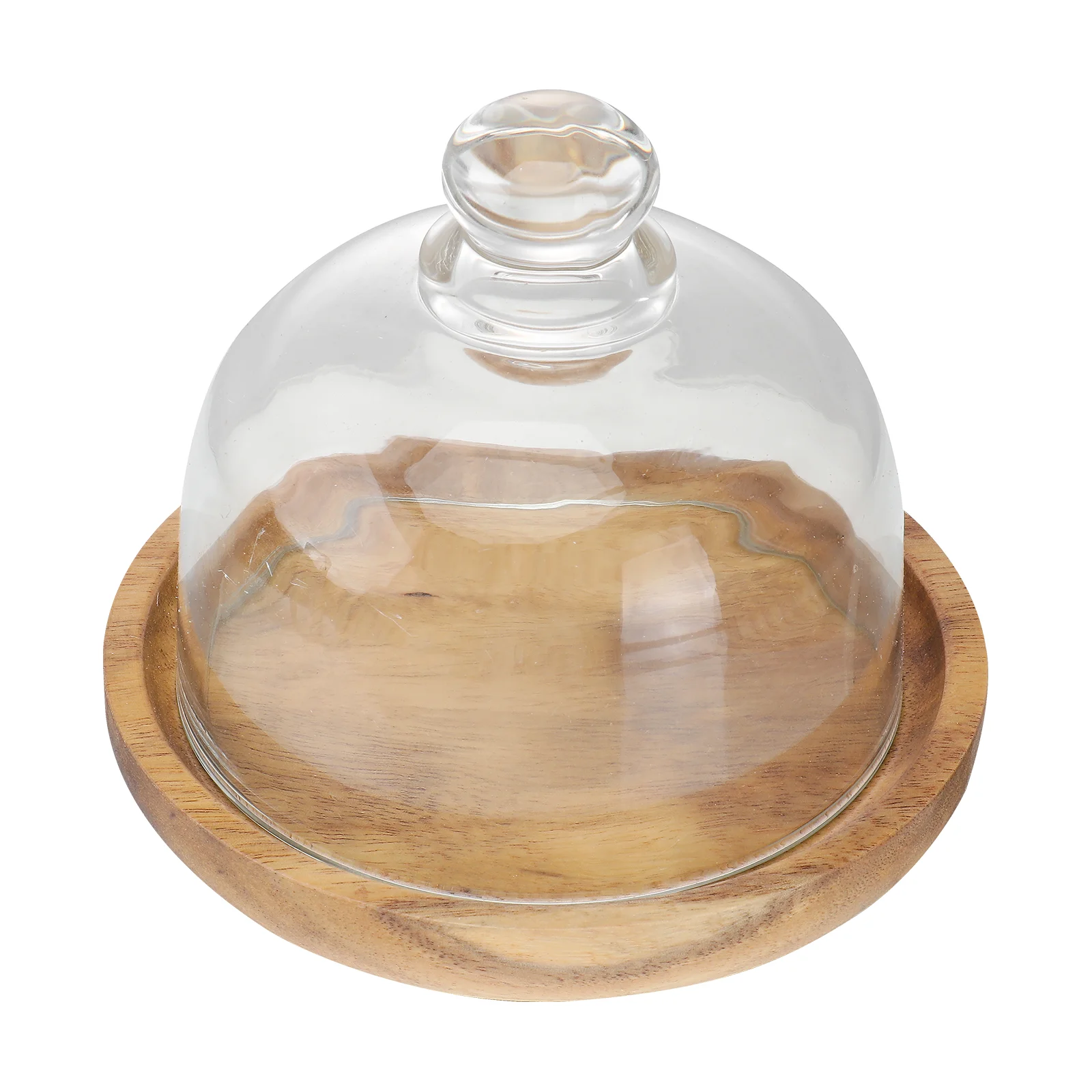

Small Terrarium Mini Glass Butter Dish Cupcake Decorating Air Stand Glass Terrarium Lid Cake Dome Tray Plate Display Tray