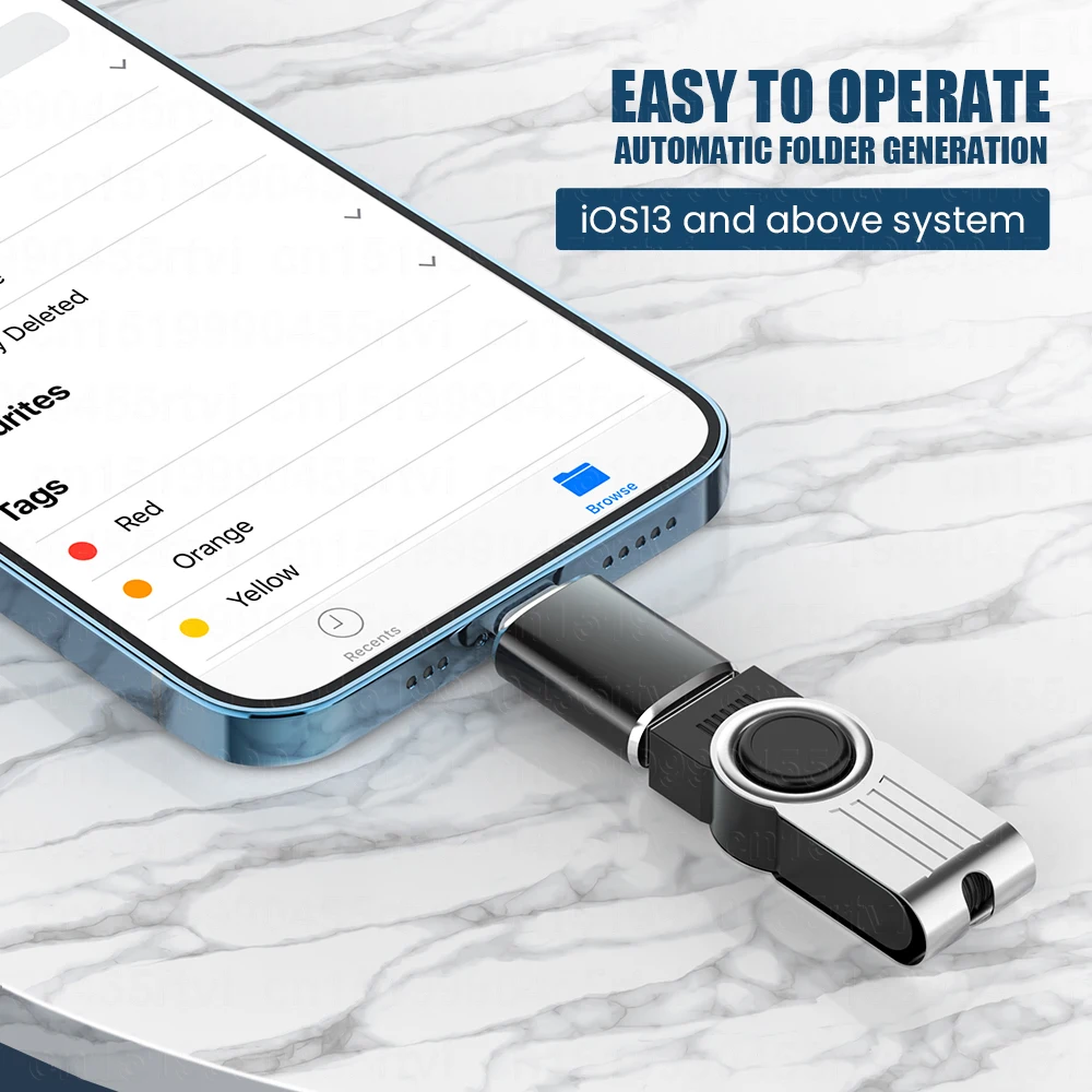 Адаптер USB 3 0 для lighting OTG iPhone 13 12 11 Pro XS max XR iPad Tablet USB3.0 iOS адаптер зарядки |