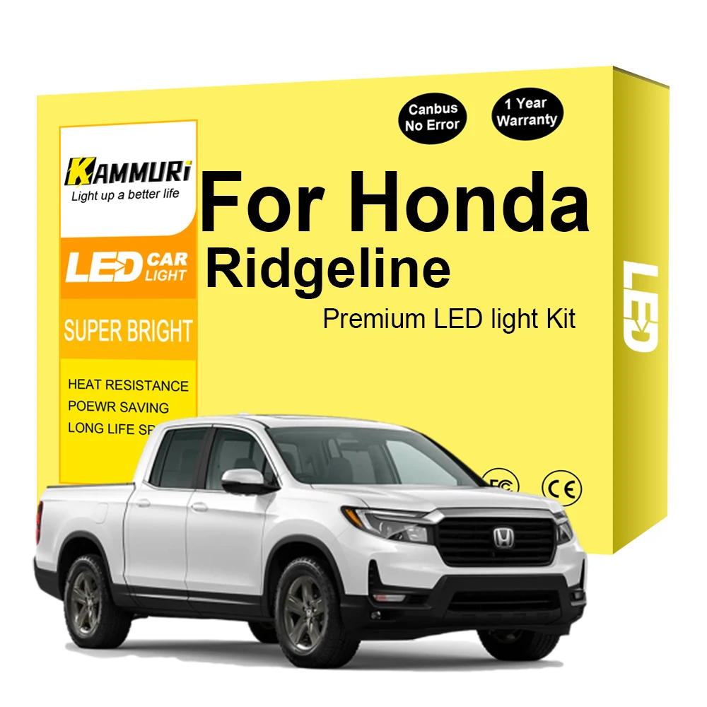 

Interior LED For Honda Ridgeline 2006 2007 2015 2016 2017 2018 2019 2020 Accessories Canbus Vehicle Indoor Dome Map Light Kit