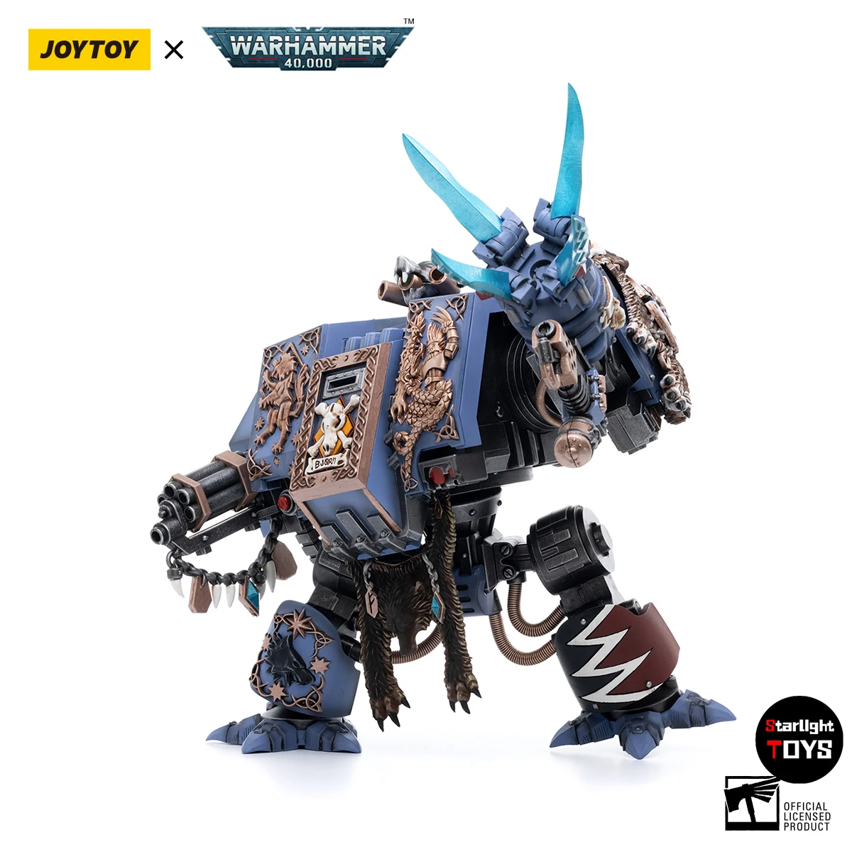 【В наличии】JOYTOY 118 Фигурка Warhammer 40K Space Wolves Bjorn The Fell-Handed Model Toy Doll (art.: 3920cfaba0e28) - 3920cfaba0e28