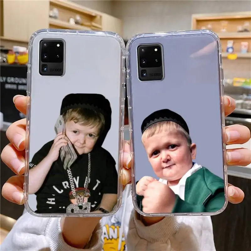 

Funny Hasbulla Phone Case For Samsung Galaxy S10 S10e A70 Edge S22 S23 Plus Ultra Note10 Transparent Cove