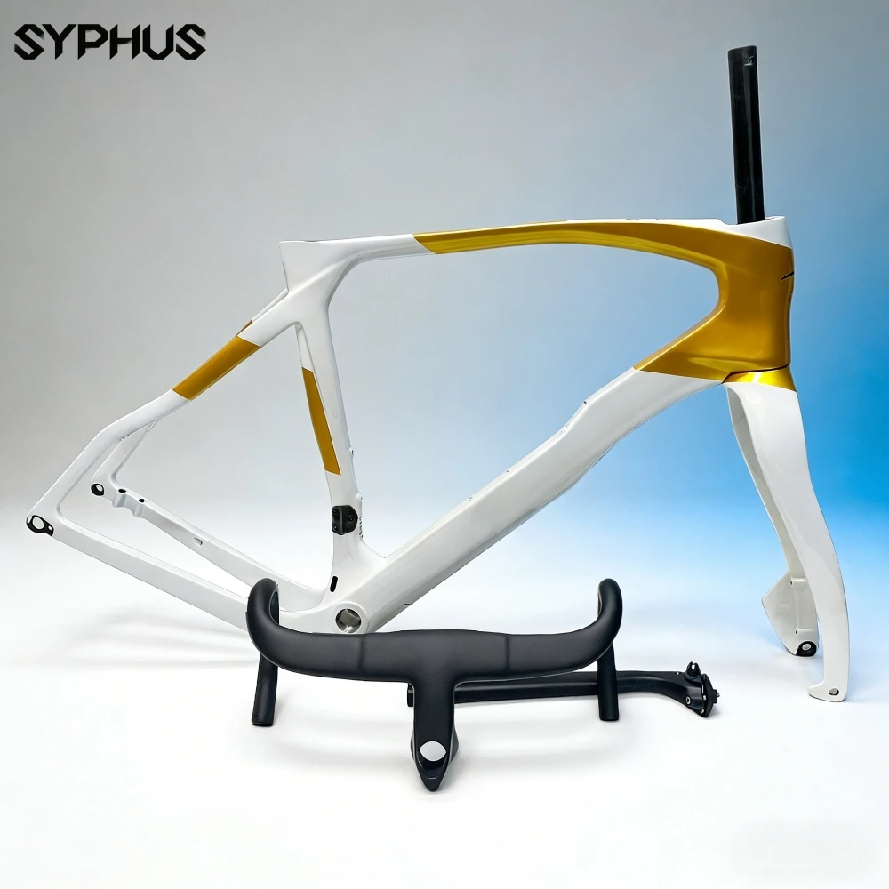 Фото Карбоновый гравийный велосипед Syphus T1100, 700C, дисковый тормоз, гравийный шоссейный велосипед, рама, дорожный велосипед, гравийная рама, гравийный шоссейный велосипед №2