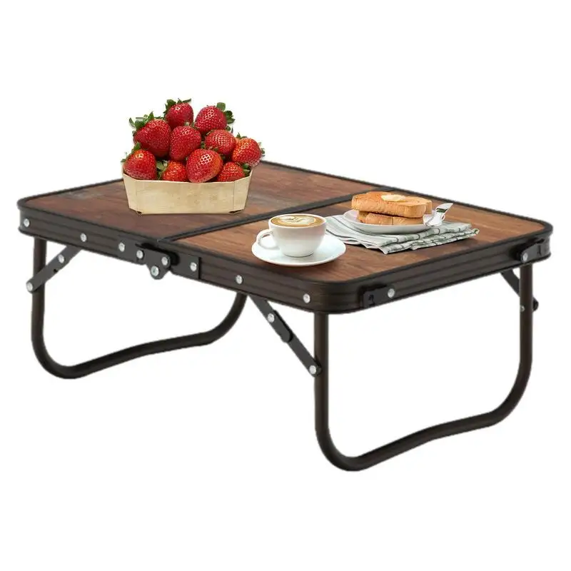 

Adjustable Height Folding Table Vintage Portable Table Folding Table Portable Small Table Adjustable Height Lightweight Table