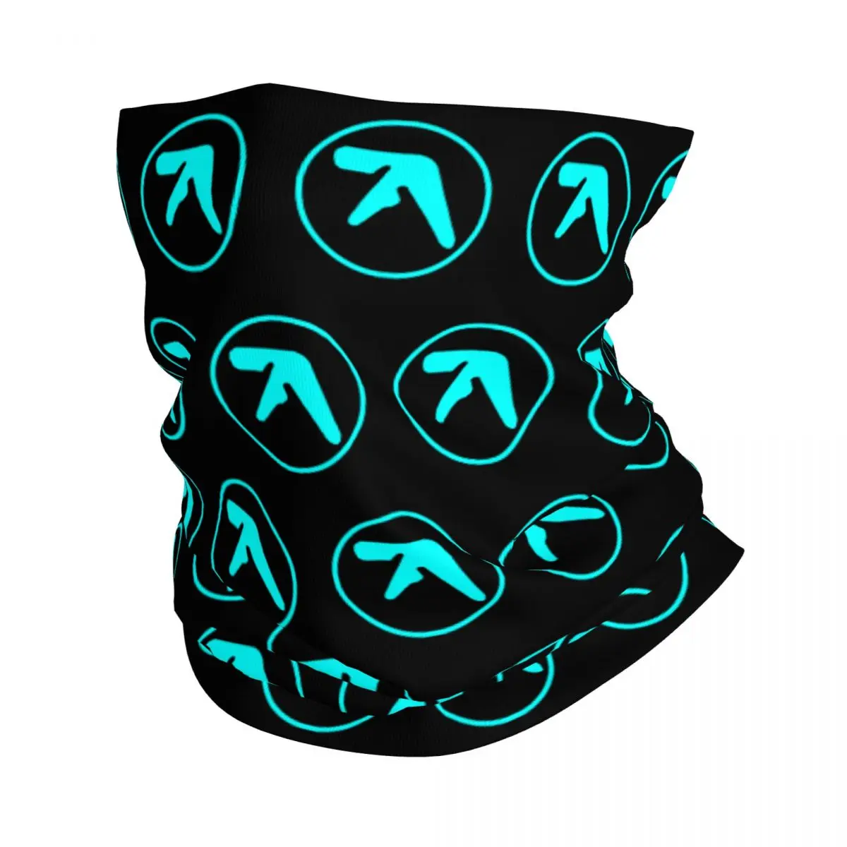 Aphex Twin Neck Gaiter Men Women UV Face Shield зимняя бандана шарф для пеших прогулок