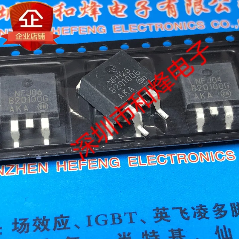 

5 шт. B20100G MBRB20100CT TO-263 100V 20A