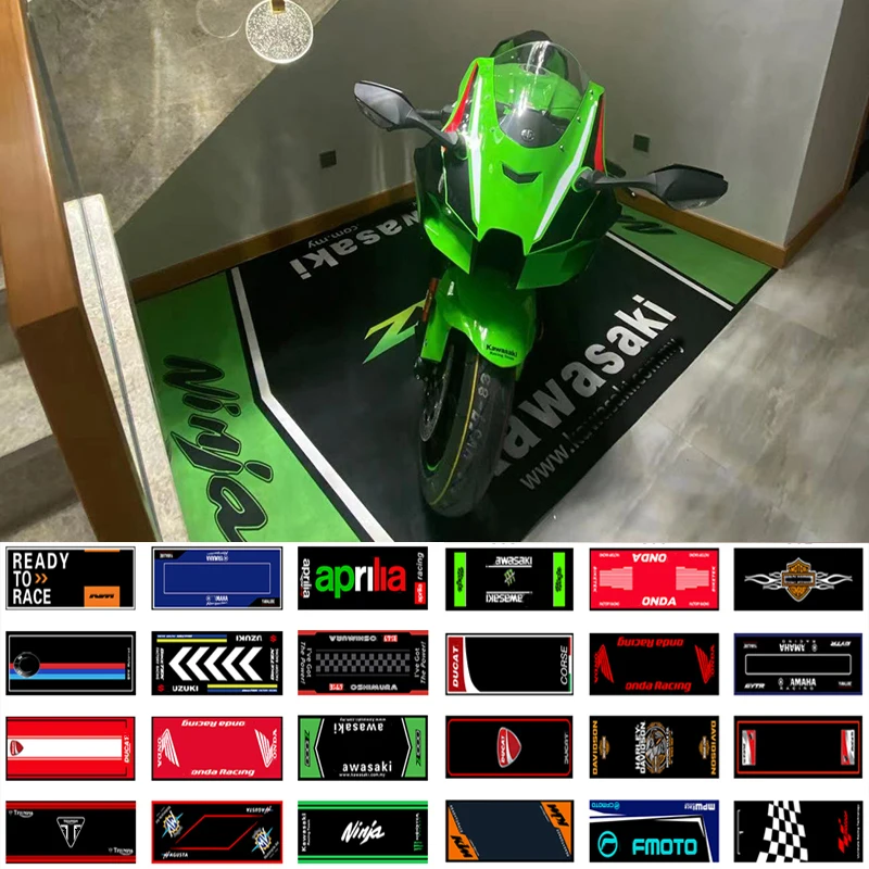 

Коврик для мотоцикла, нескользящий, для Honda Kawasaki Yamaha BMW Suzuki