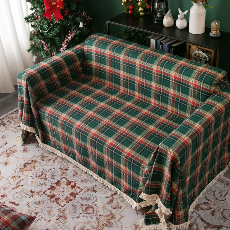

Sofa Cover Blanket Plaid Sofa Towel For Living Room Furniture Decor Tapestry Dirt Prevention Couch Cover For Children's Pet