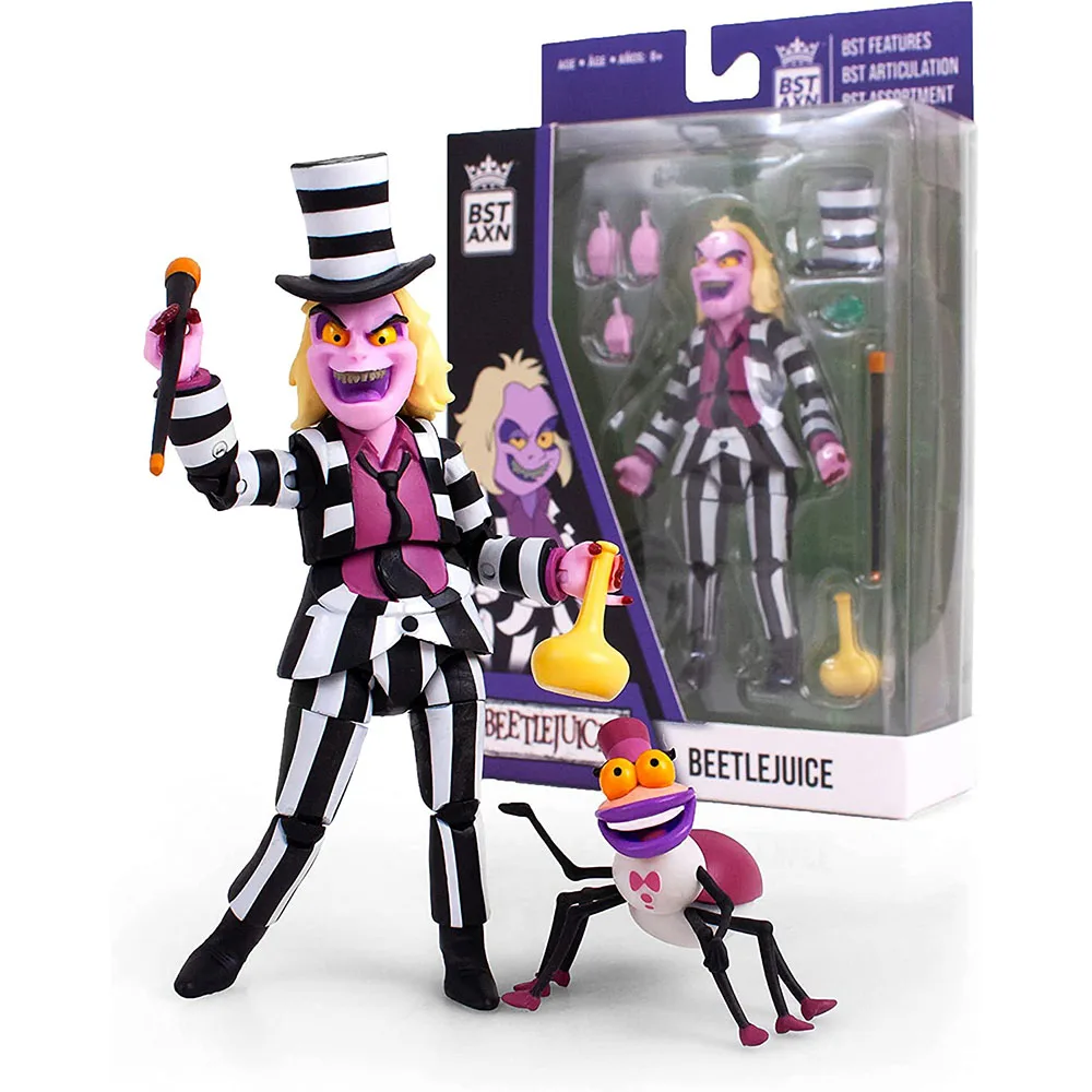 Оригинальные подвижные куклы от Beetlejuice размером 5 дюймов, коллекционные украшения