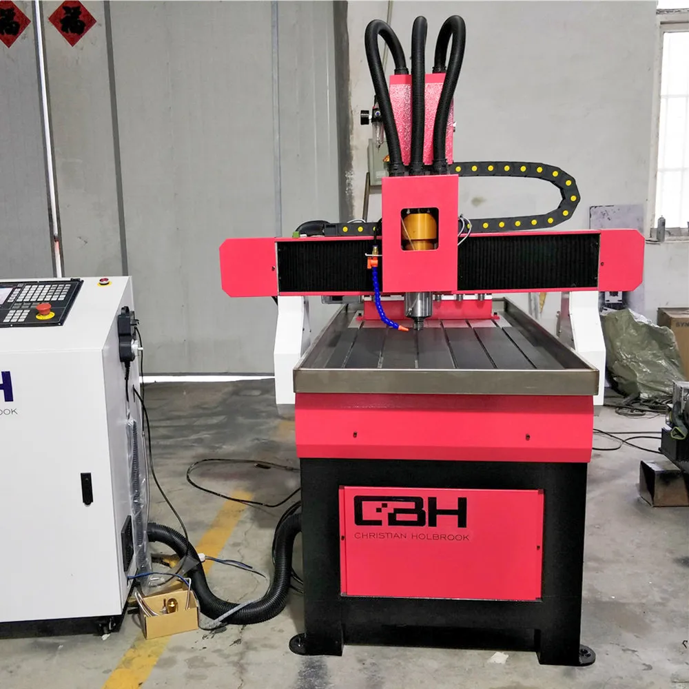 Фрезерный станок High Precision China 3 Axis 4 CNC Milling Machine 9060 Wood Router 6090 с автоматической сменой инструмента.