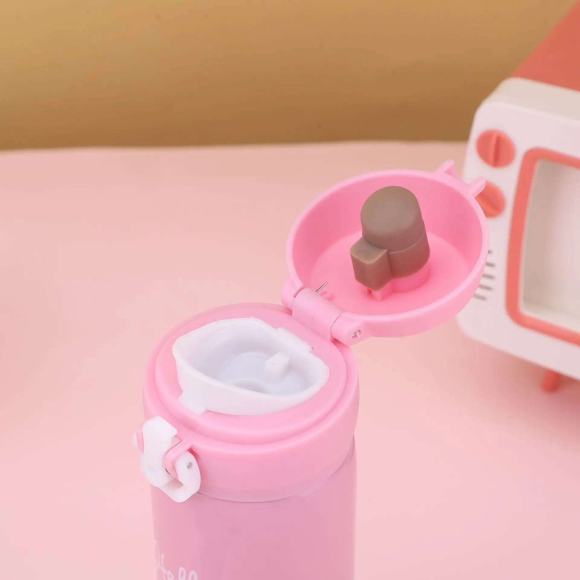 Hello Kitty Creative Student Cartoon Bouncing Cup Portable Stainless Steel Vacuum 500Ml Mug Gift