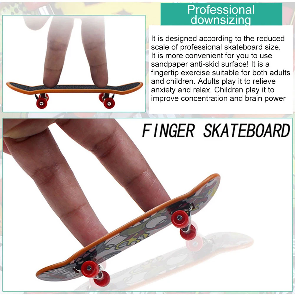 Finger Board Tech Truck Mini Skateboards Alloy Stent Finger Boards Skate Truck Finger Skateboard For Kid Toy Children Gifts images - 6