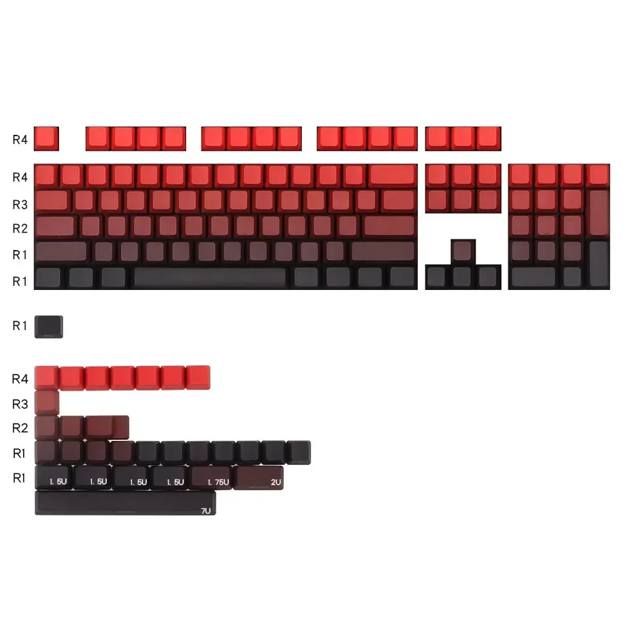 Hongyun Dangtou PBT боковая гравировка положительная световой передачи OEM68 980 77.