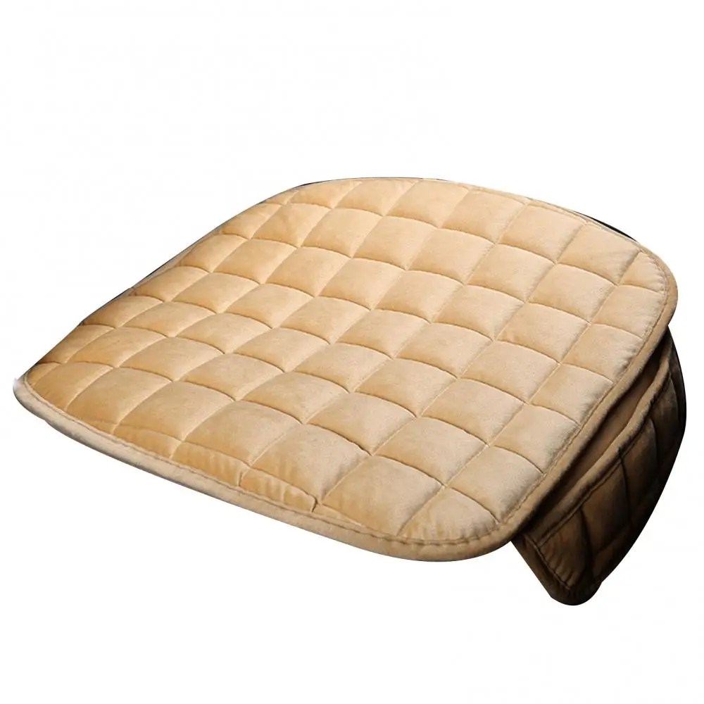 

Winter Warm Universal Anti-slip Plush Soft Car Front Seat Pad Cover Protector