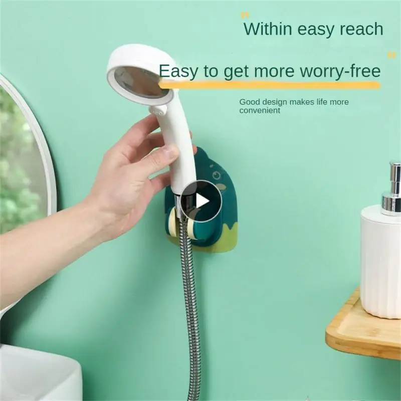 

Portable Rotate Buckle Up And Down Shower Bracket Bathroom Shower Head Fixed Strong Bearing Capacity Waterproof Moisture-proof