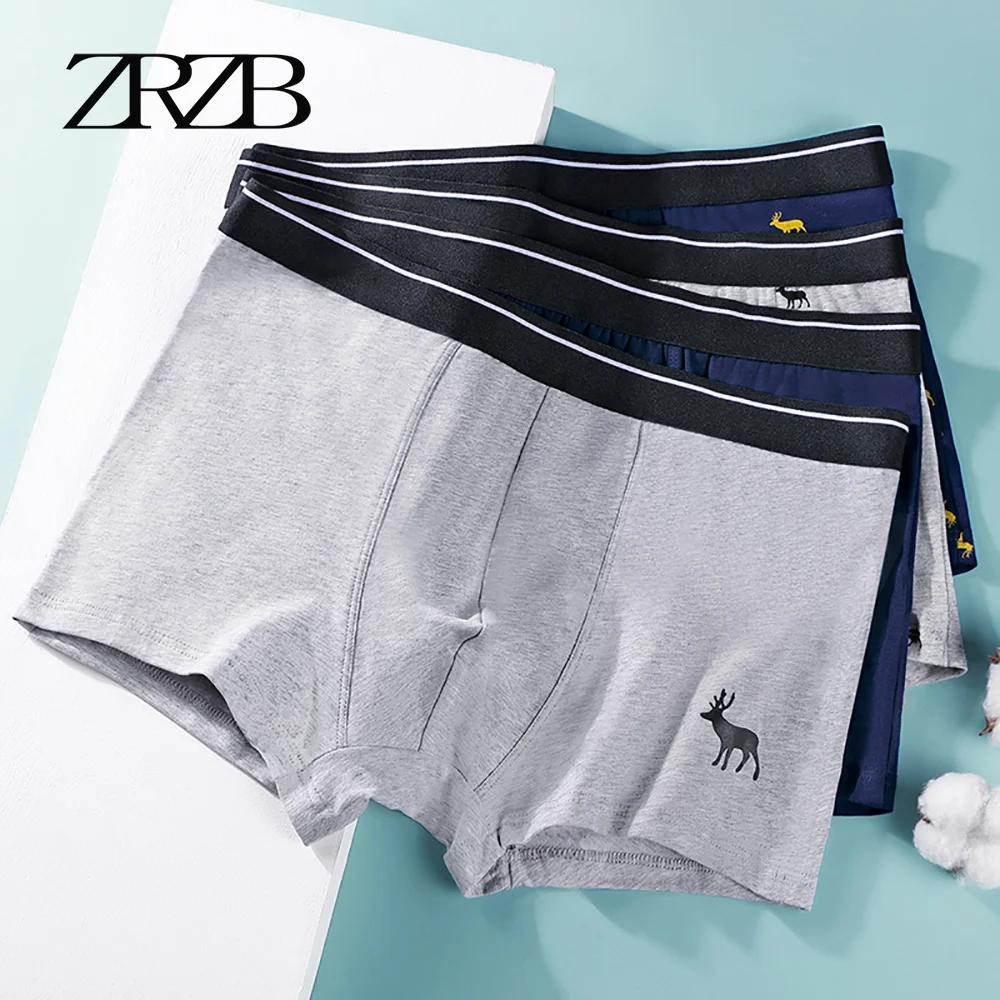 4/5pcs Boxer Men Underpants man Men's Panties Men Boxers Underwear 100% Cotton Boxershorts Calzoncillos Hombre Large Size Soft