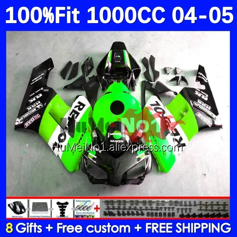 

OEM Injection For HONDA CBR 1000RR 1000CC CBR1000 RR 04-05 49No.159 CBR 1000 CC RR green blk 2004 2005 CBR1000RR 04 05 Fairing