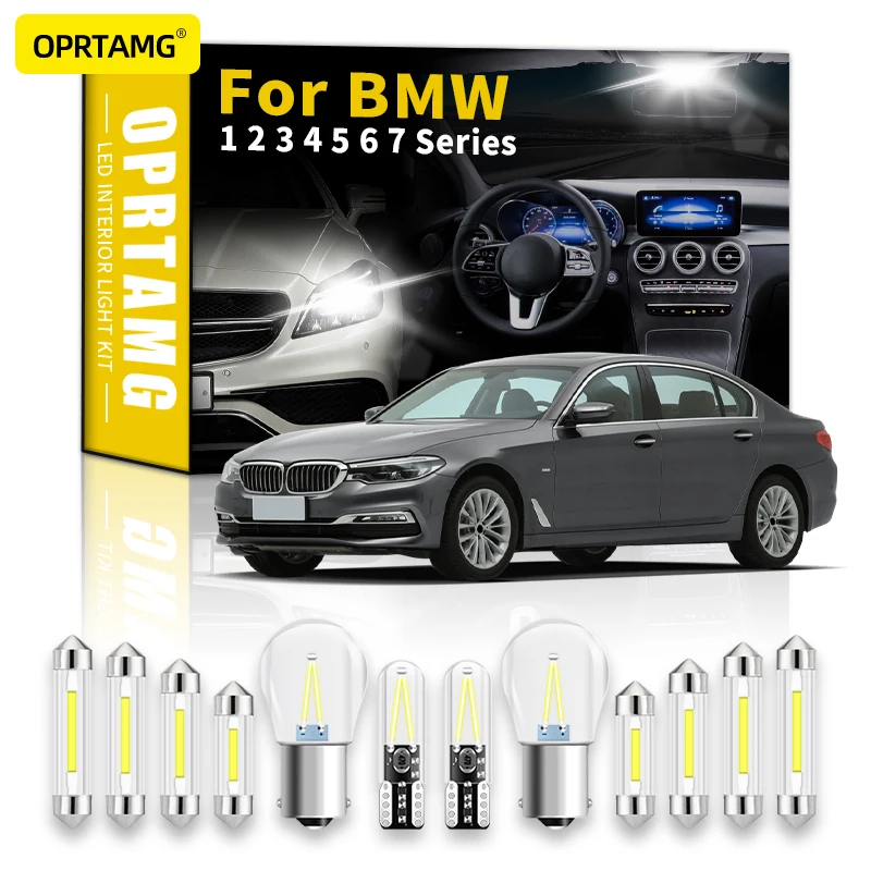 

OPRTAMG для BMW E87 E81 F20 E36 E46 E90 E91 E92 E93 F30 E39 E60 E61 F10 F11 E38 E65 E66 автомобильные внутренние фары светодиодные автомобильные аксессуары