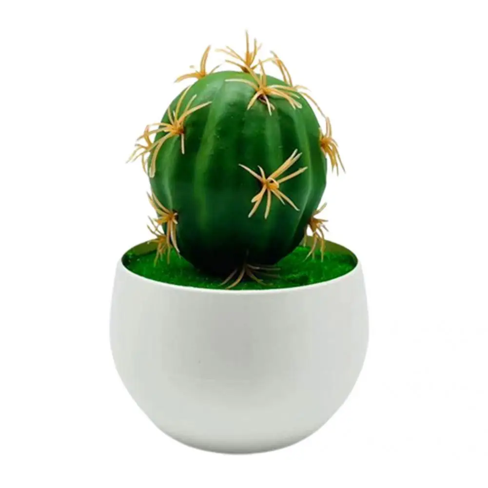 

Fancy Fake Bonsai Corrosion-resistant Long Service Life Small Potted Faux Cactus Artificial Bonsai Artificial Plant