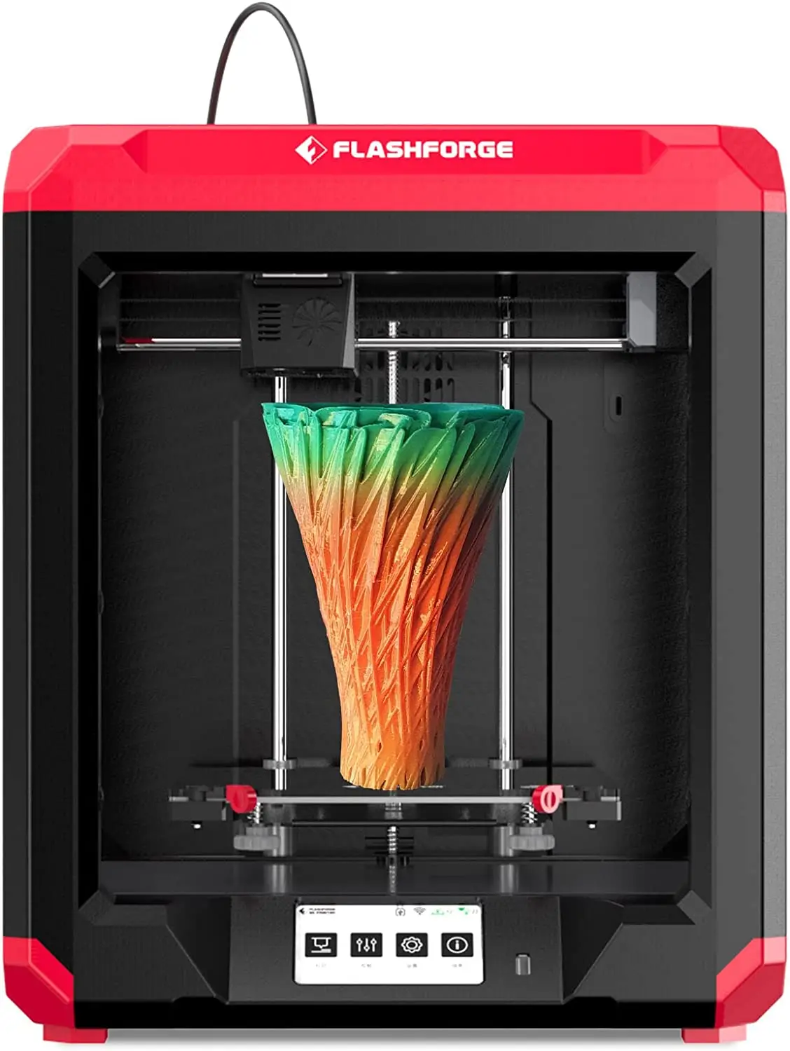 

Детектор 3D-принтера Flashforge, 3 стеклянных подогреваемых кровати со съемной поверхностью PEI и магнитной платформой, полностью собранные, большой FDM