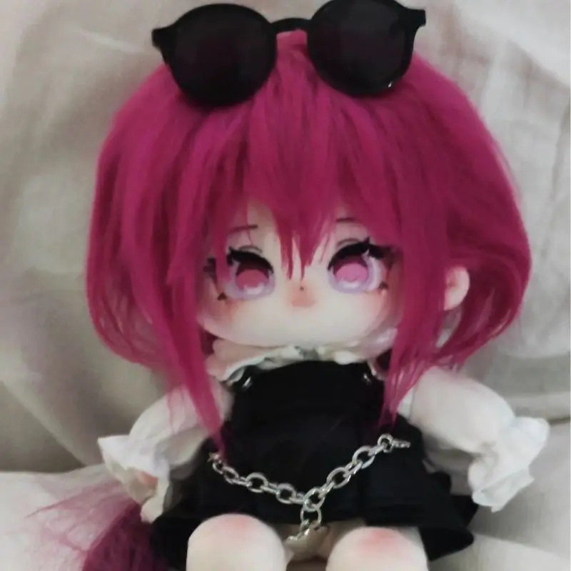 

20CM Game Anime Honkai: Star Rail Kafka Cosplay Soft Lovely Dress Up Outfit Doll Long Hair Plush Kawaii Christmas Gift