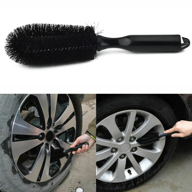 

Car Wheel Cleaning Brush Tools Tire Washing Clean Tyre Alloy Soft Bristle Cleaner Multi-Functional Detail Brushes