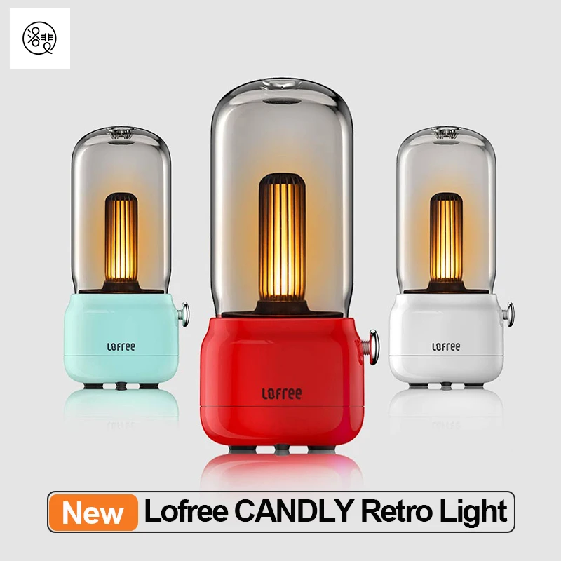 

Youpin Lofree CANDLY Retro Light USB Charging/Charging Stand adjustable brightness 1800k LED Light Candle light