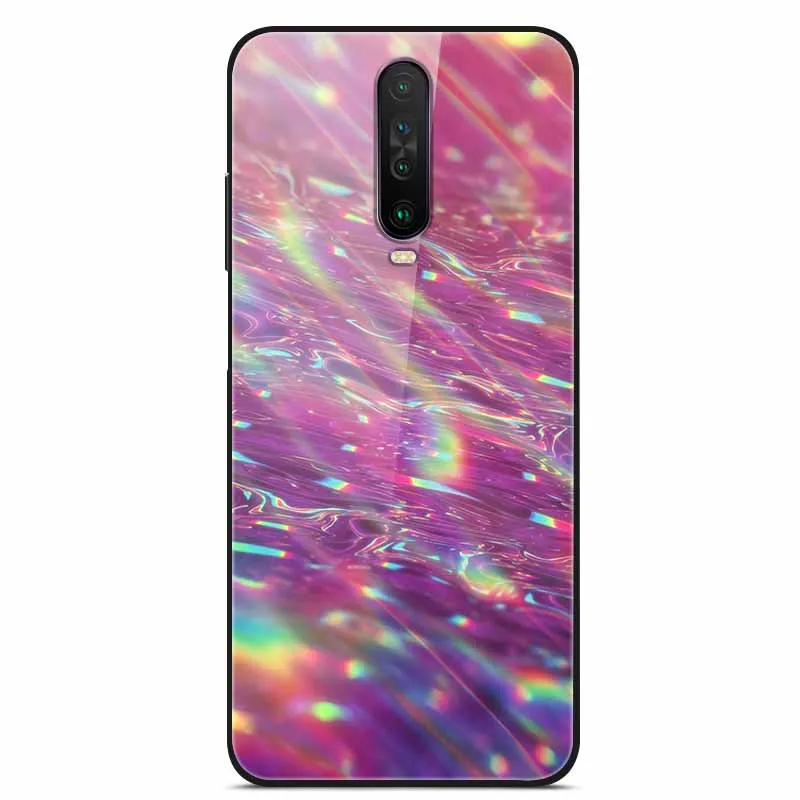 Роскошная ударопрочная задняя крышка из закаленного стекла для Redmi K30 классный