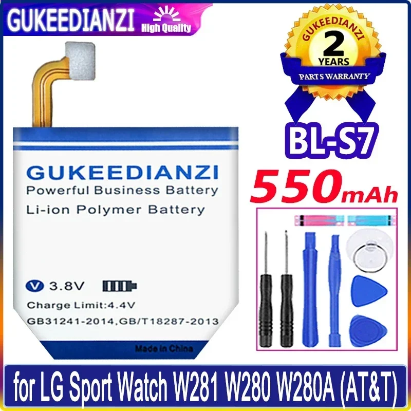 Аккумулятор BL-S7 для LG Watch Sport W281 W280 W280A AT&ampT замена умных часов 550 мАч + бесплатные