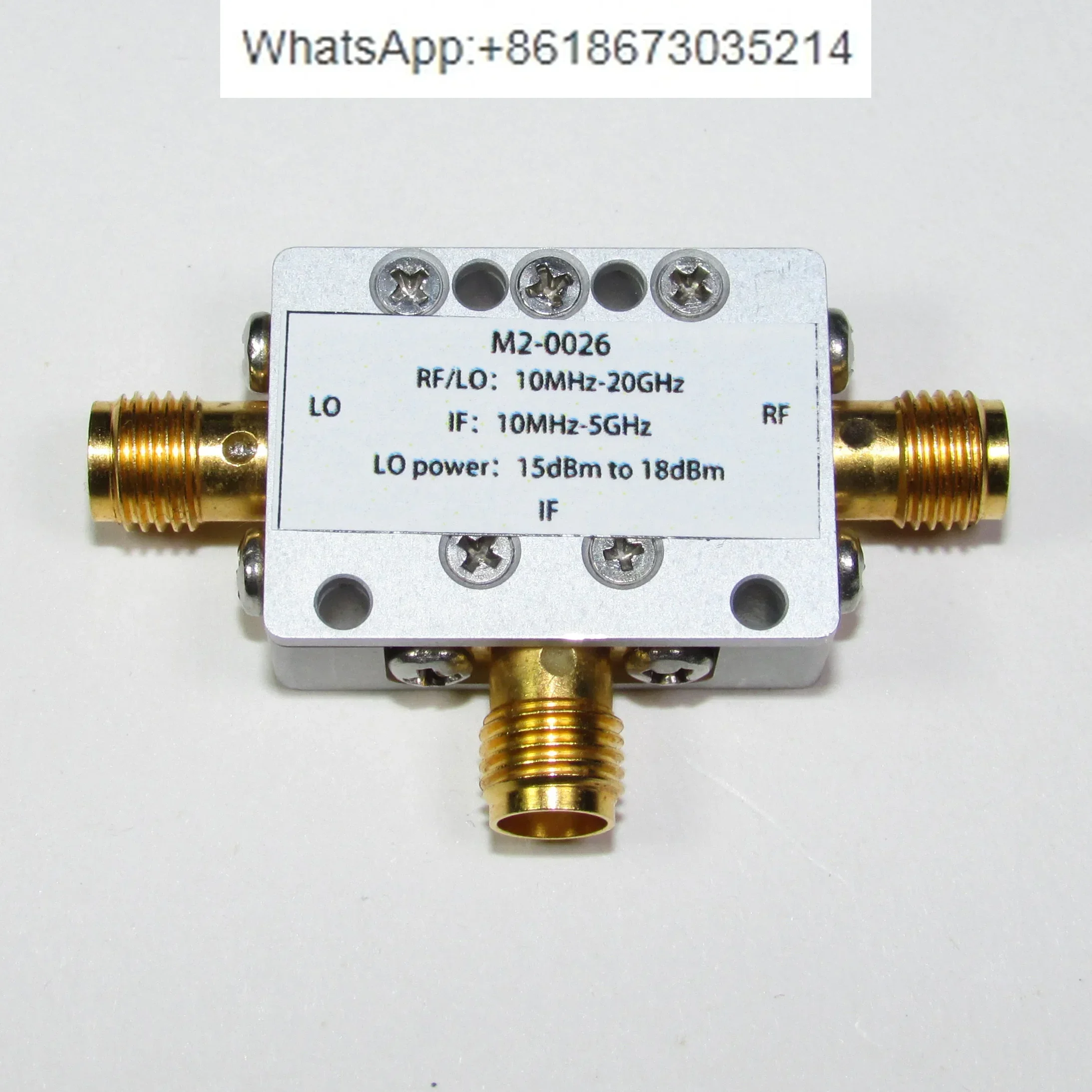 M2-0026LP 10 МГц-20 ГГц SMA RF Микроволновый коаксиальный широкополосный тройной