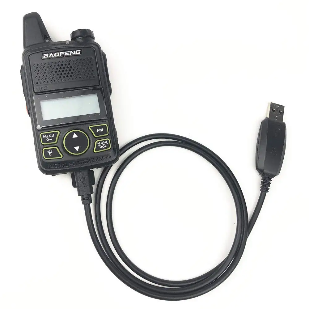 USB Programming Cables Interface Data Walkie-talkie Accessories Cable for Baofeng BF-T1 UHF 400-470mhz Mini Walkie Talkie