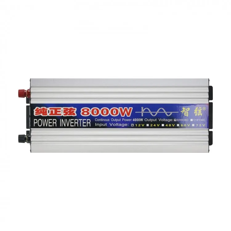 

Input 12V/24/V48V/60V Output 220V 8000W Pure Sine Wave Power Inverter with Stable Performance for Home Vehicle