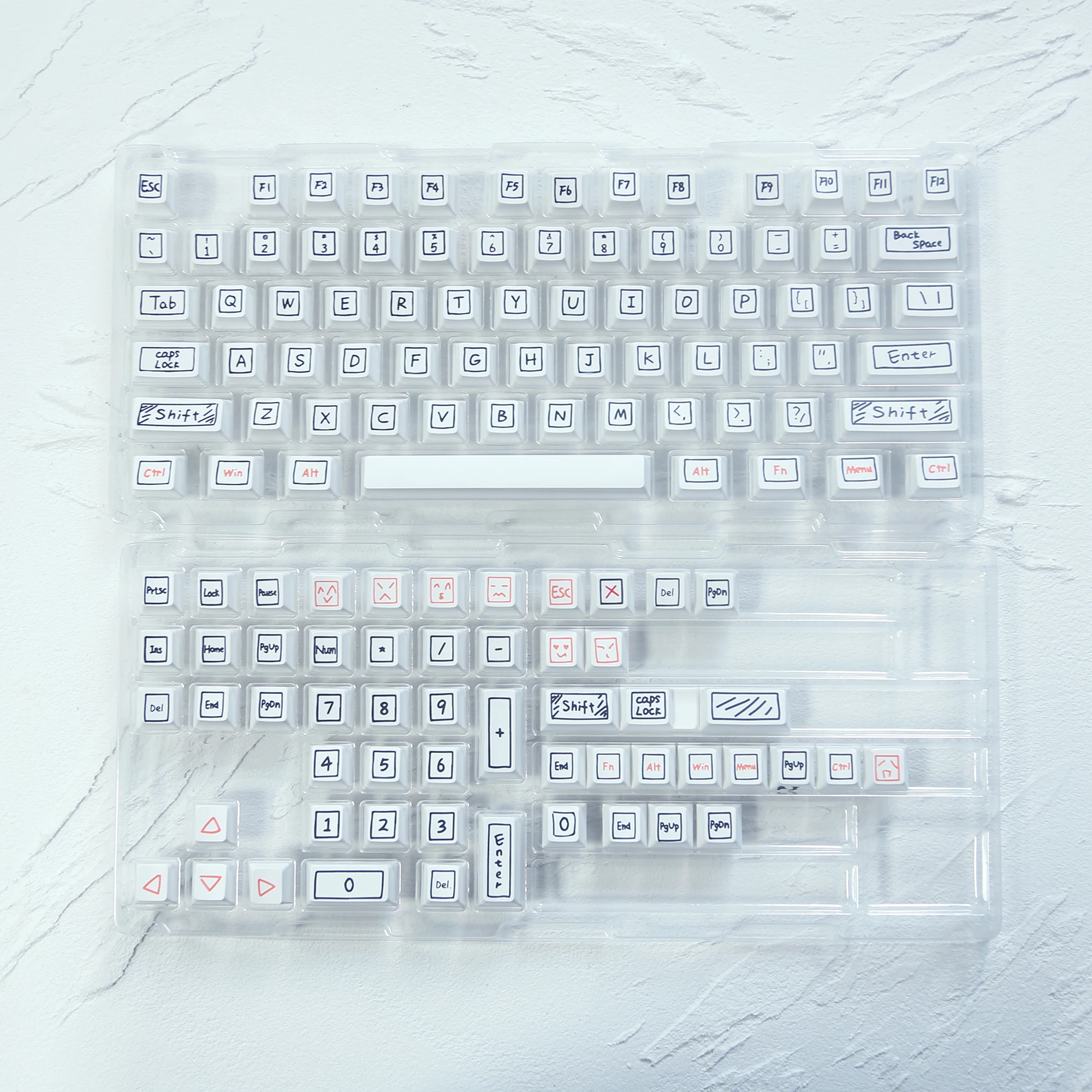 Колпачки для клавиш с граффити Cherry Profile 126 колпачки механической клавиатуры набор